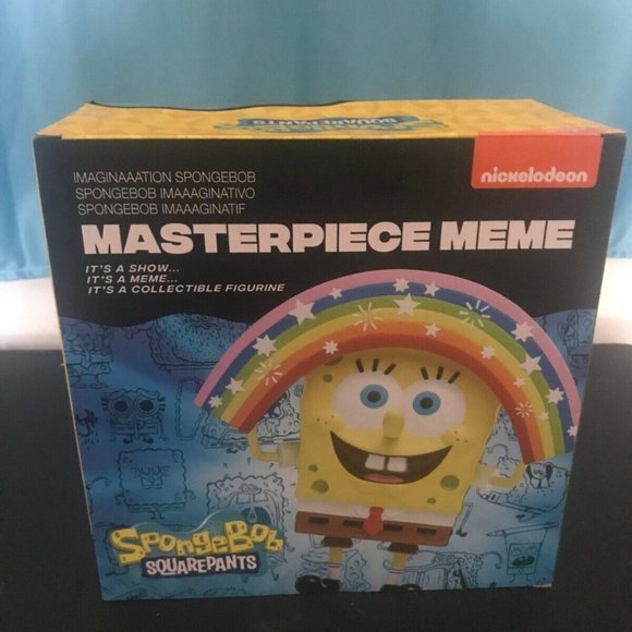 Spongebob Squarepants Masterpiece Meme Collection Imagination Spongebob NEW RARE - Picture 2 of 4